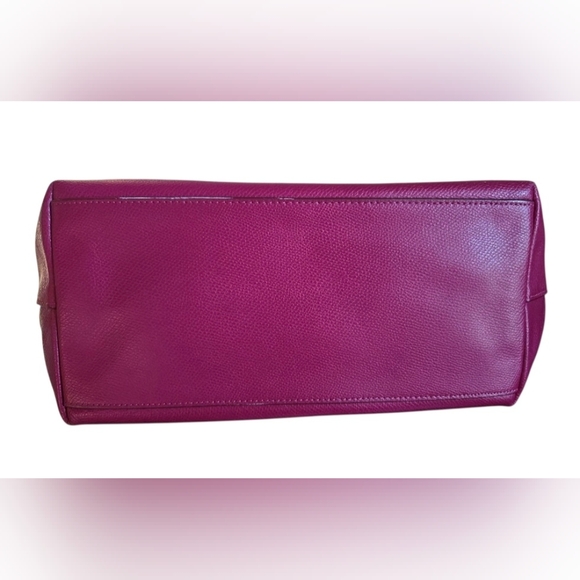Coach Magenta Leather Tote Bag - Picture 5 of 15